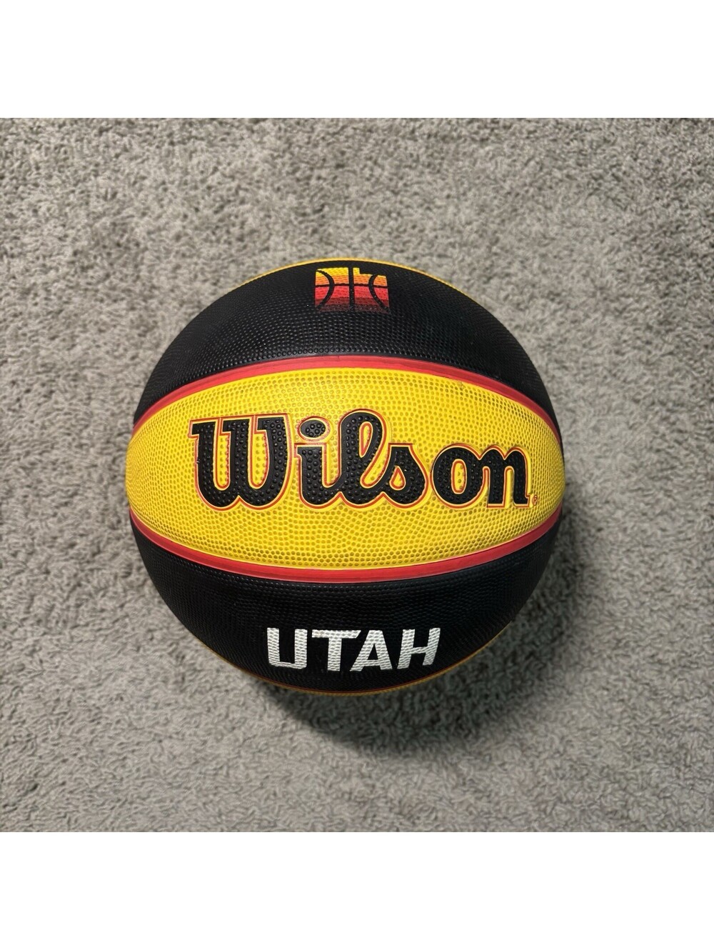 Wilson NBA Utah Jazz City Edition Basketball Size 7 Official 29.5 Sunset Black